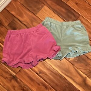 Mini Boden Ruffle Hem Shorts - 12y